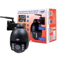 Video surveillance camera PNI IP655B 5MP WiFi PTZ 5X H265 optical zoom, microSD slot, stand-alone, Night Vision 50m IP66 Motion detection alarm Two-way audio communication