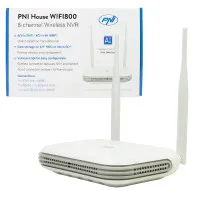 Wireless NVR PNI House WIFI800 8 channels 5MP or 4 channels 4K 8MP voice prompt