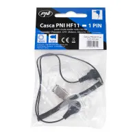 PNI HF11 headphone with 1 pin 2.5 mm, acoustic tube, for all radio stations