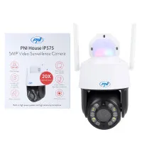 Video surveillance camera PNI House IP575 5MP WiFi with IP, optical zoom 20x, varifocal lens