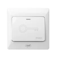 Recessed access switch SilverCloud PB101, NO/COM output contact, max. 36V 3A