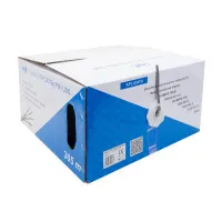 UTP CAT6 cable PNI U06 with 4 twisted pairs of 0.50 mm CCA wires, for internet and surveillance systems, 305m roll