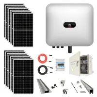 Complete 10kW three-phase prosumator kit with 28 370W panels, accessories and mounting included + Smart meter and wifi dongle