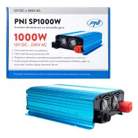 PNI SP1000W voltage inverter with pure sine wave, 12V pure sine power supply