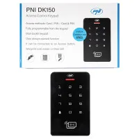 PNI DK150 stand-alone access control keyboard, PIN unlocking, RFID card, IP65, black