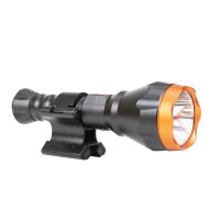 PNI Adventure F550 Crystal LED flashlight package, 10W and PNI FLM33 magnetic mounting bracket