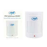 Wired PIR motion sensor PNI SafeHouse HS140 for alarm systems compatible with PNI HS600 and PNI HS650