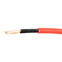 PNI 6 mm solar cable with UV protection - RED - 10m