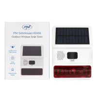 PNI SafeHouse HS006 wireless outdoor siren with charging or via USB-C port, 1000mAh battery, 100db