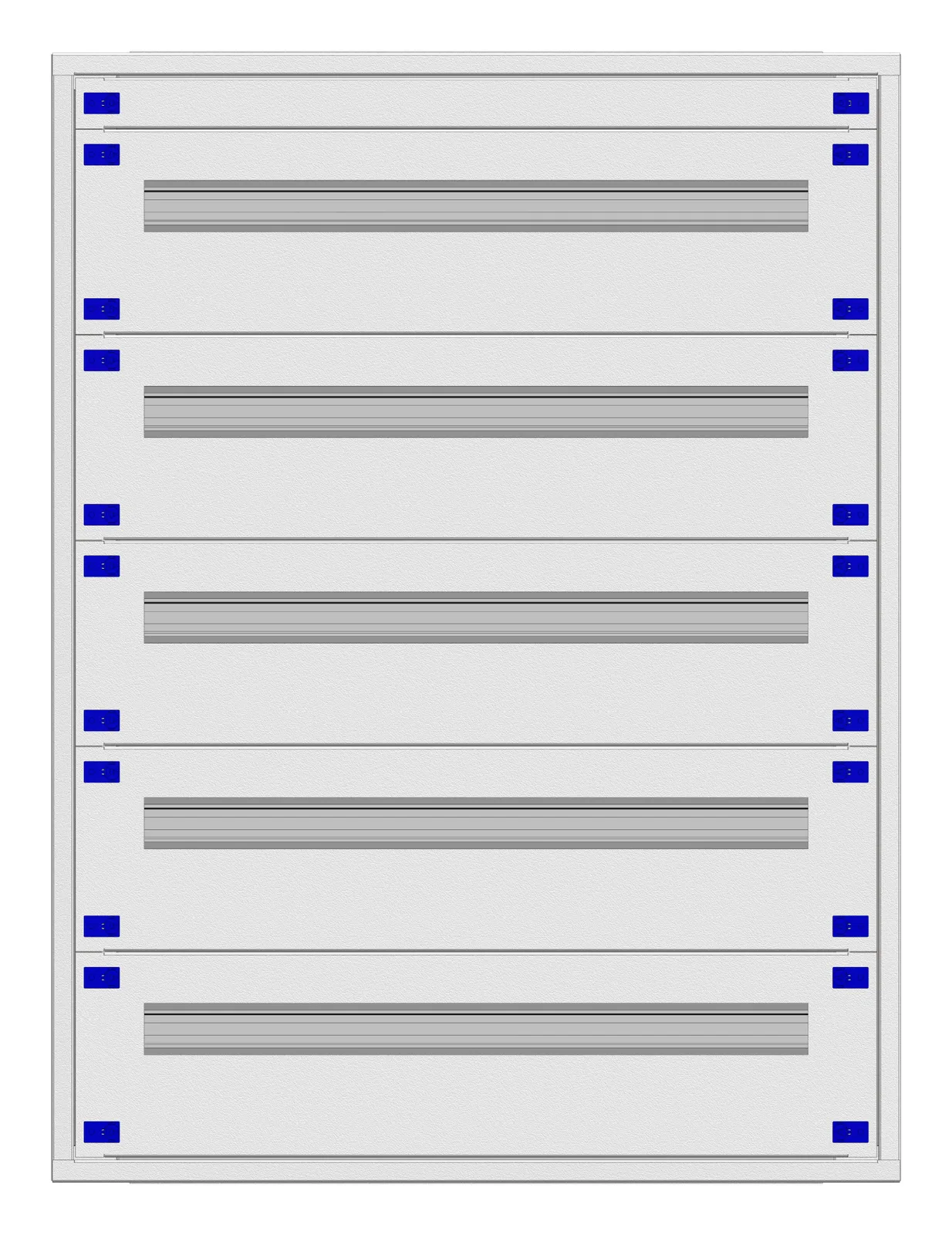 Distribution board insert KVN 40mm, 3-21K, 5-rows