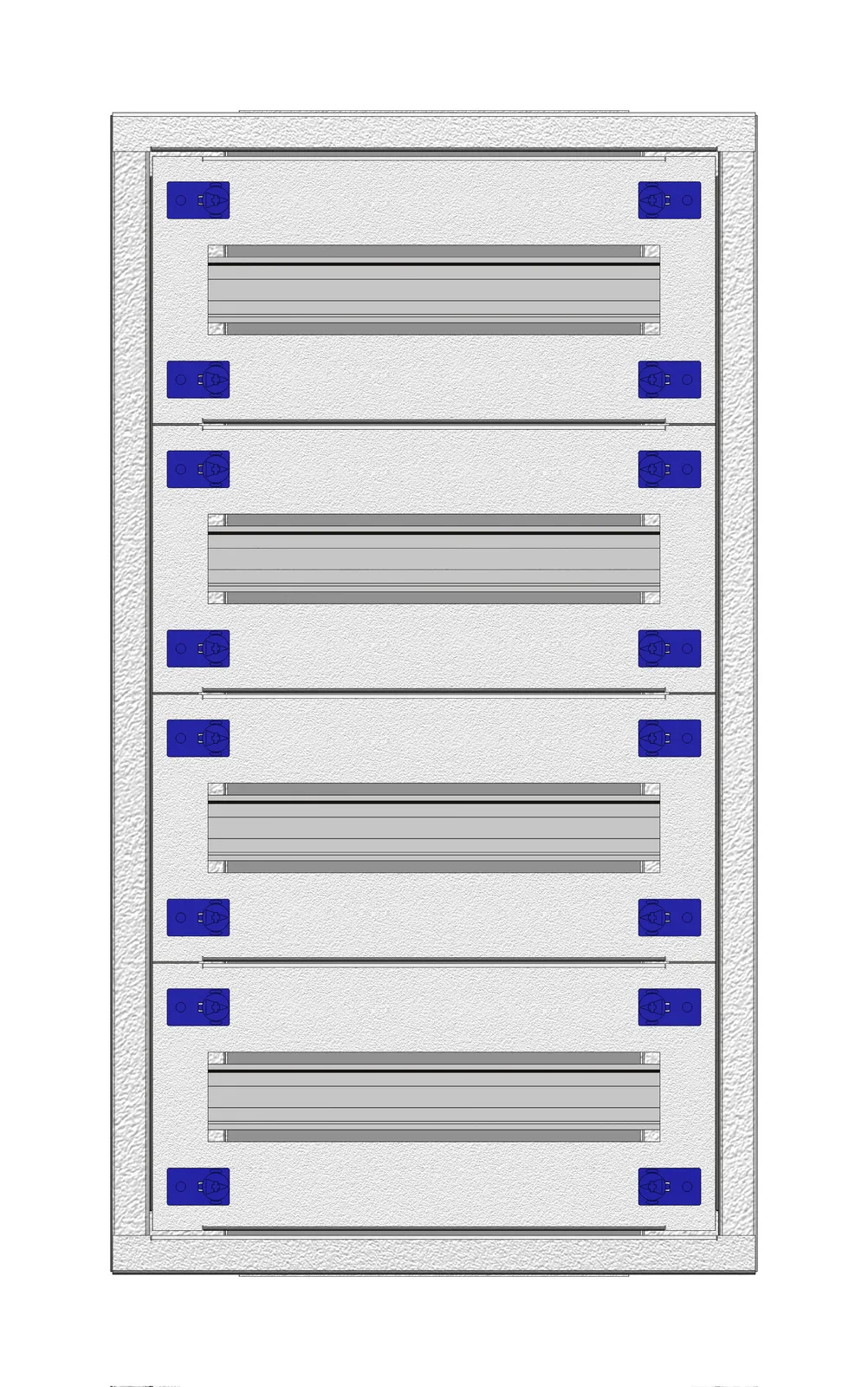 Maskirni razdj. 1M-12, 4-redni, 52 ŠM, 595x330x200mm (VxŠxD)