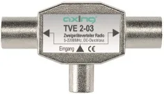 SAT razdjelnik,1xIEC-m/2xIEC-ž quick,0.1-2200MHz,TZU 40-02