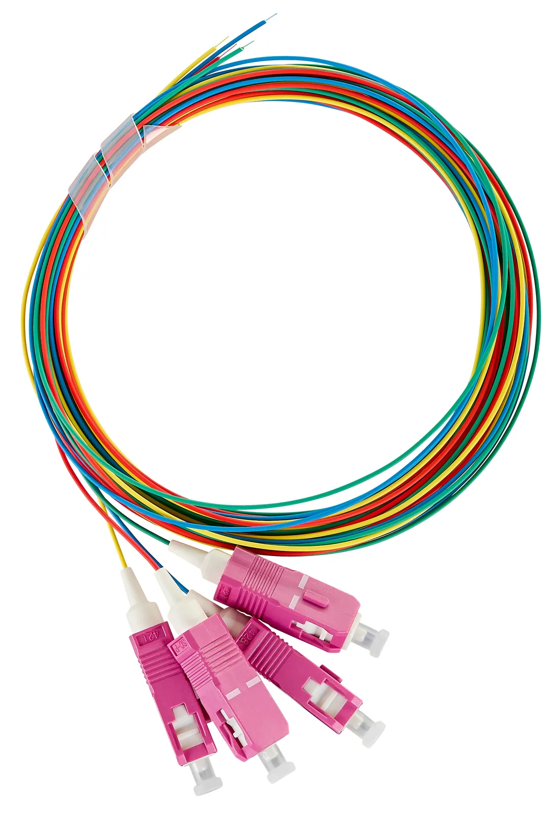 Optički završetak SC, 50/125µm OM4, 2.0m, Easy Strip, 4 kom