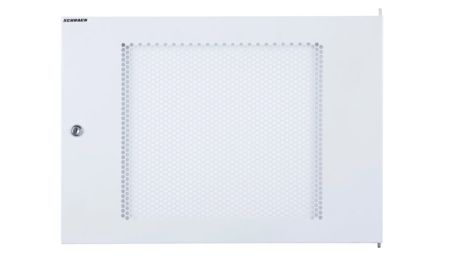 Metalna vrata 80%, za zidni ormar S-RACK, 9U, Š600, RAL7035
