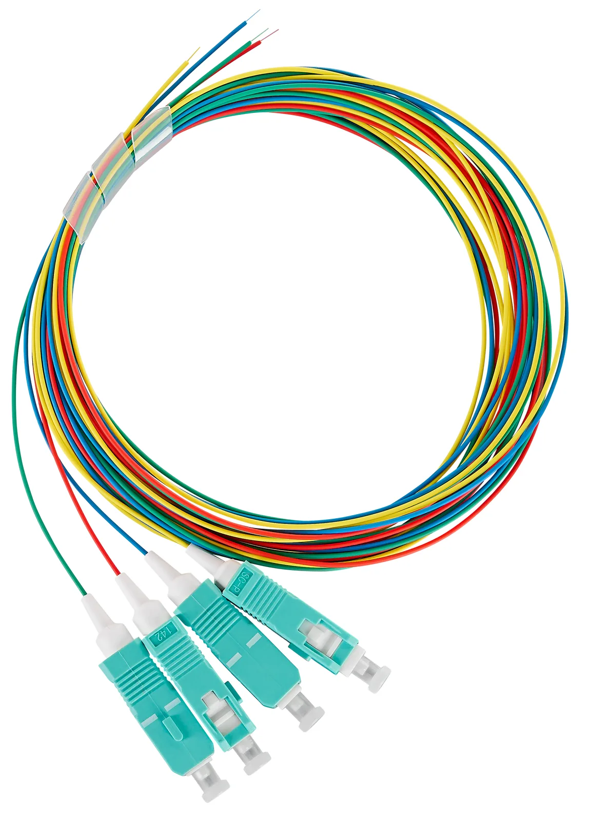 Optički završetak SC, 50/125µm OM3, 2.0m, Easy Strip, 4 kom