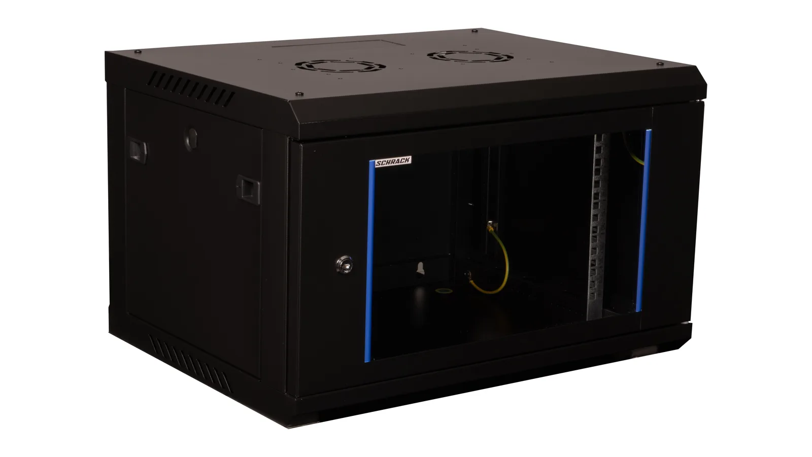 Zidni komun. ormar S-RACK, Š=600 V=378 D=450, 19", 6U