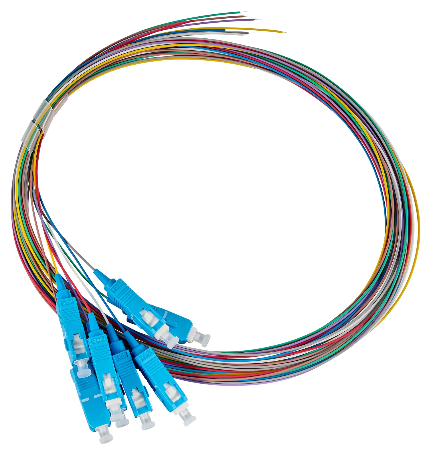 Optički završetak SC, 9/125µm OS2, 2.0m, Easy Strip, 8 kom