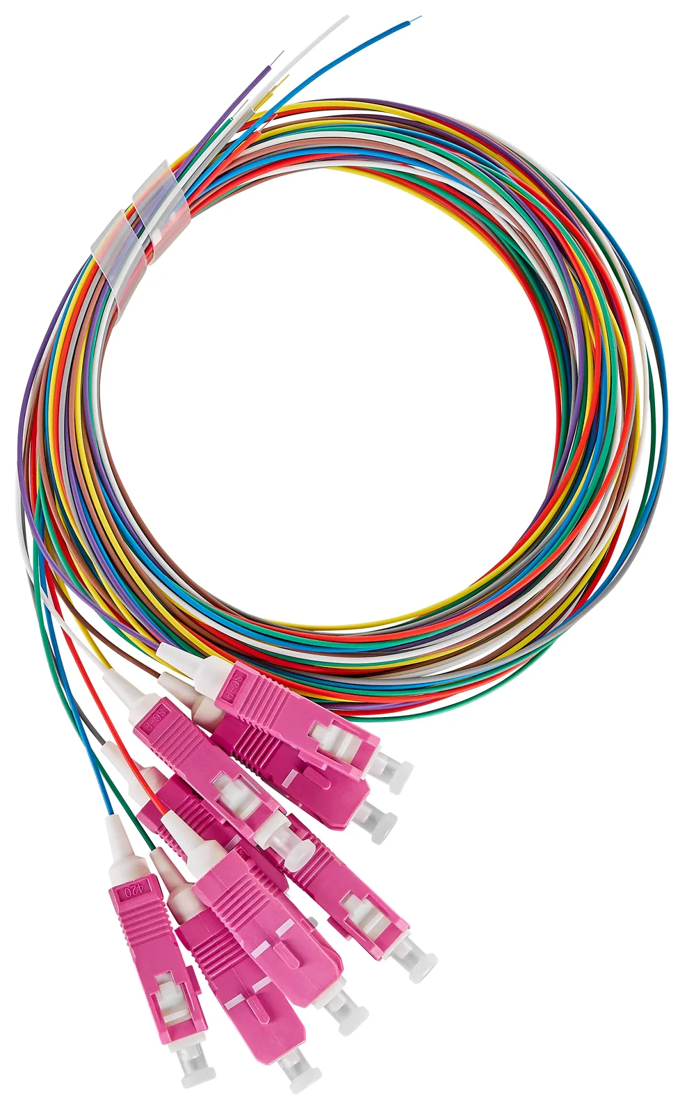 Optički završetak SC, 50/125µm OM4, 2.0m, Easy Strip, 8 kom