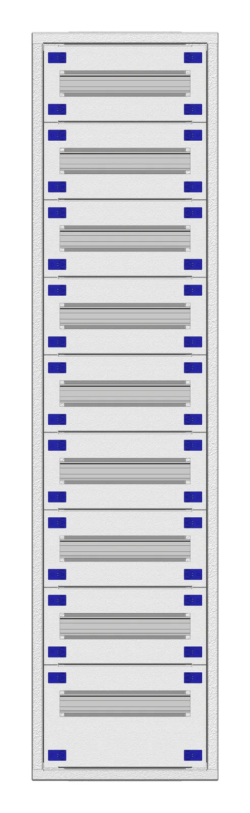 Modular chassis 1-28K, 9-rows, complete