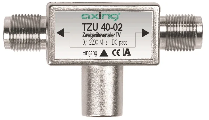 SAT razdjelnik,1xF-m/2xF-ž quick,0.1-2200MHz,TZU 40-02