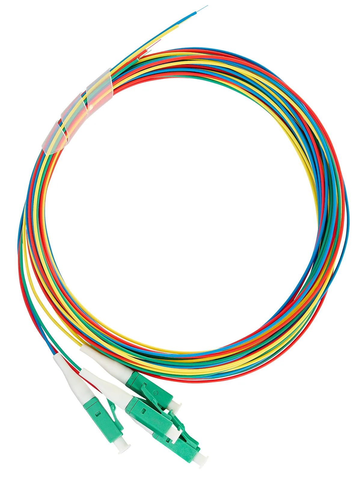 Optički završetak LC/APC, 9/125µm OS2, 2m, Easy Strip, 4 kom