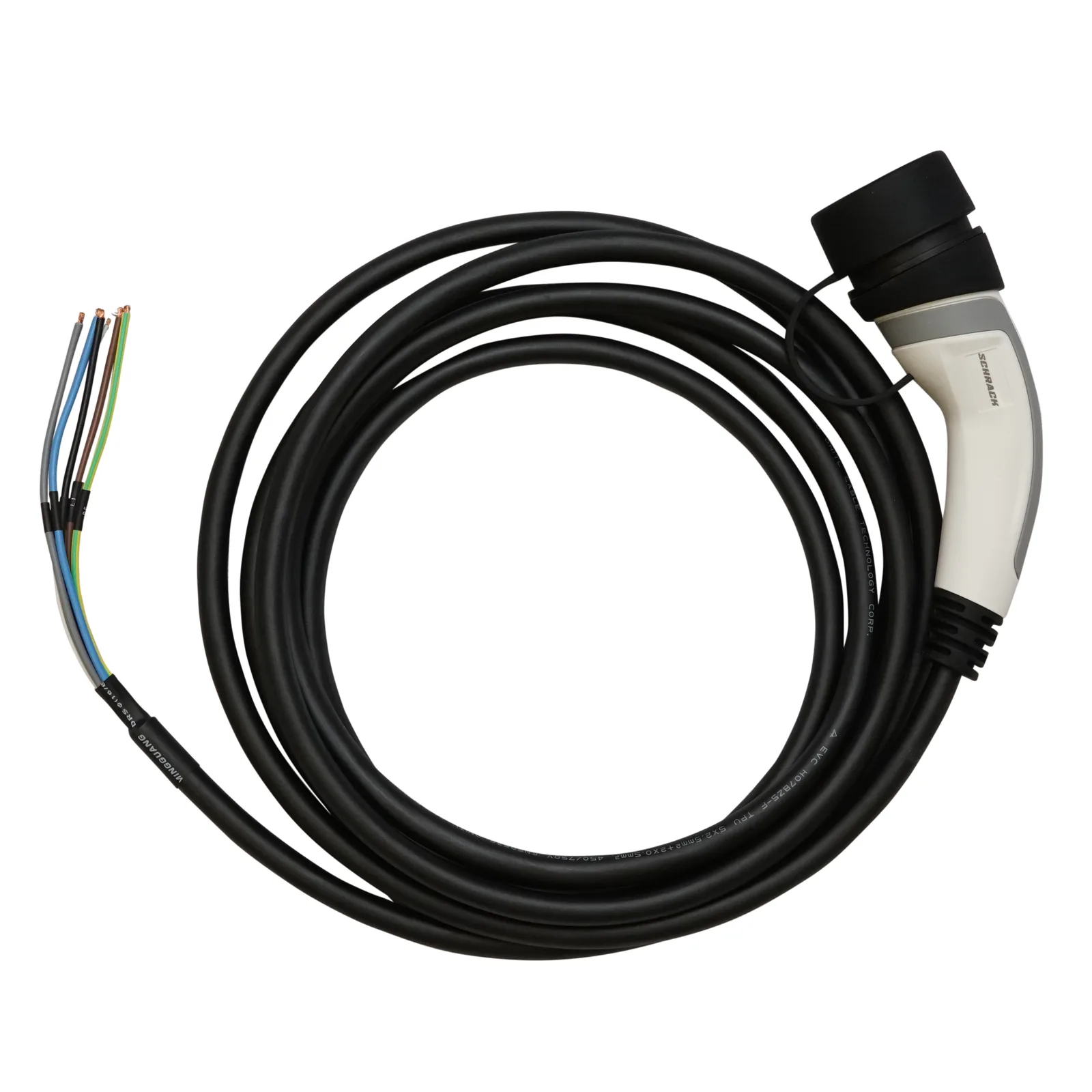 Kabel za punjenje tip 2, 16A 3f, 5m