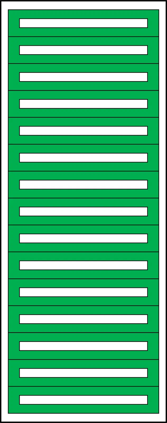 N/Ž inst. razdj. 3A-45, 15-redni, 495 ŠM, 2160x810x250mm