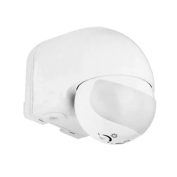 MS-W senzor pokreta, zidni, 180°, 9m, IP44, bijeli, za LED