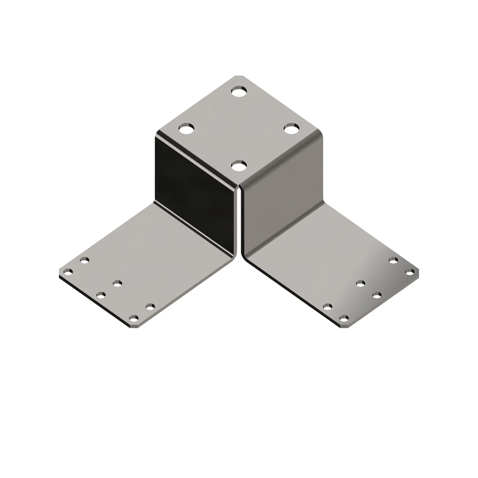 Corner bracket for PE rail
