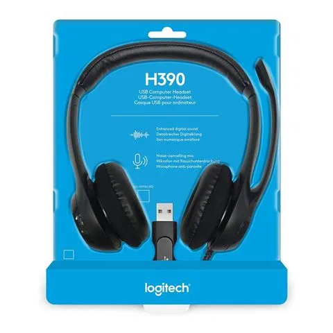 Slušalice Žičane LOG H390 USB