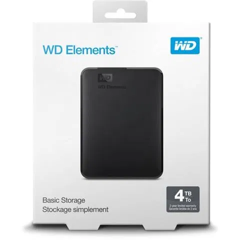 HDD Eksterni WD Elements Portable 4TB 2,5" WDBU6Y0040BBK-WESN