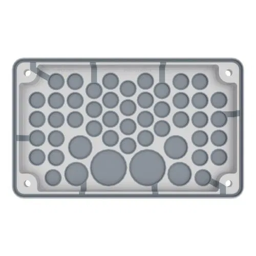 Prirubnica, izolacijska, IP55, 44xØ3-14, 3xØ3-21, 2xØ3-30mm