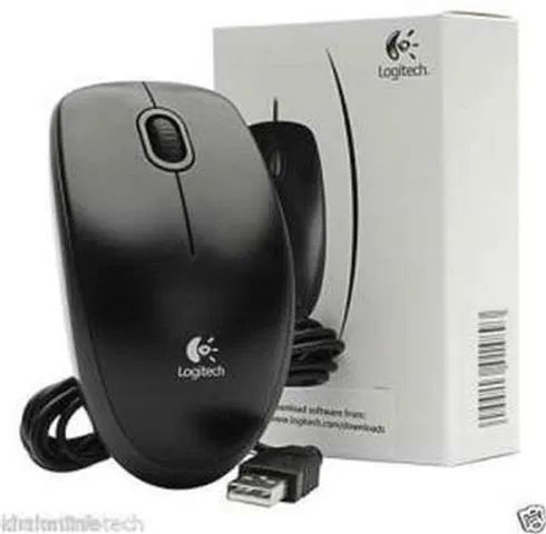Miš LOG B100 optical USB OEM, bijeli 910-003360