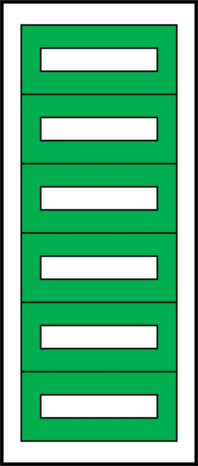 N/Ž inst. razdj. 1A-18, 6-redni, 78 ŠM, 915x380x250mm(VxŠxD)