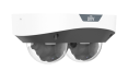 Uniview 2*4MP LightHunter MultiView Dome IP Camera, 30m IR, 130dB WDR, IP67, IK10,