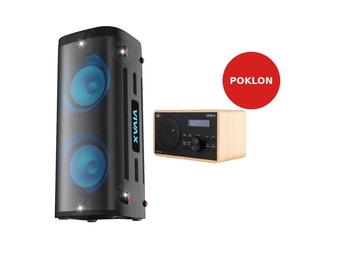 VIVAX BT BS-1011 + RADIO DW-2 DAB OAK