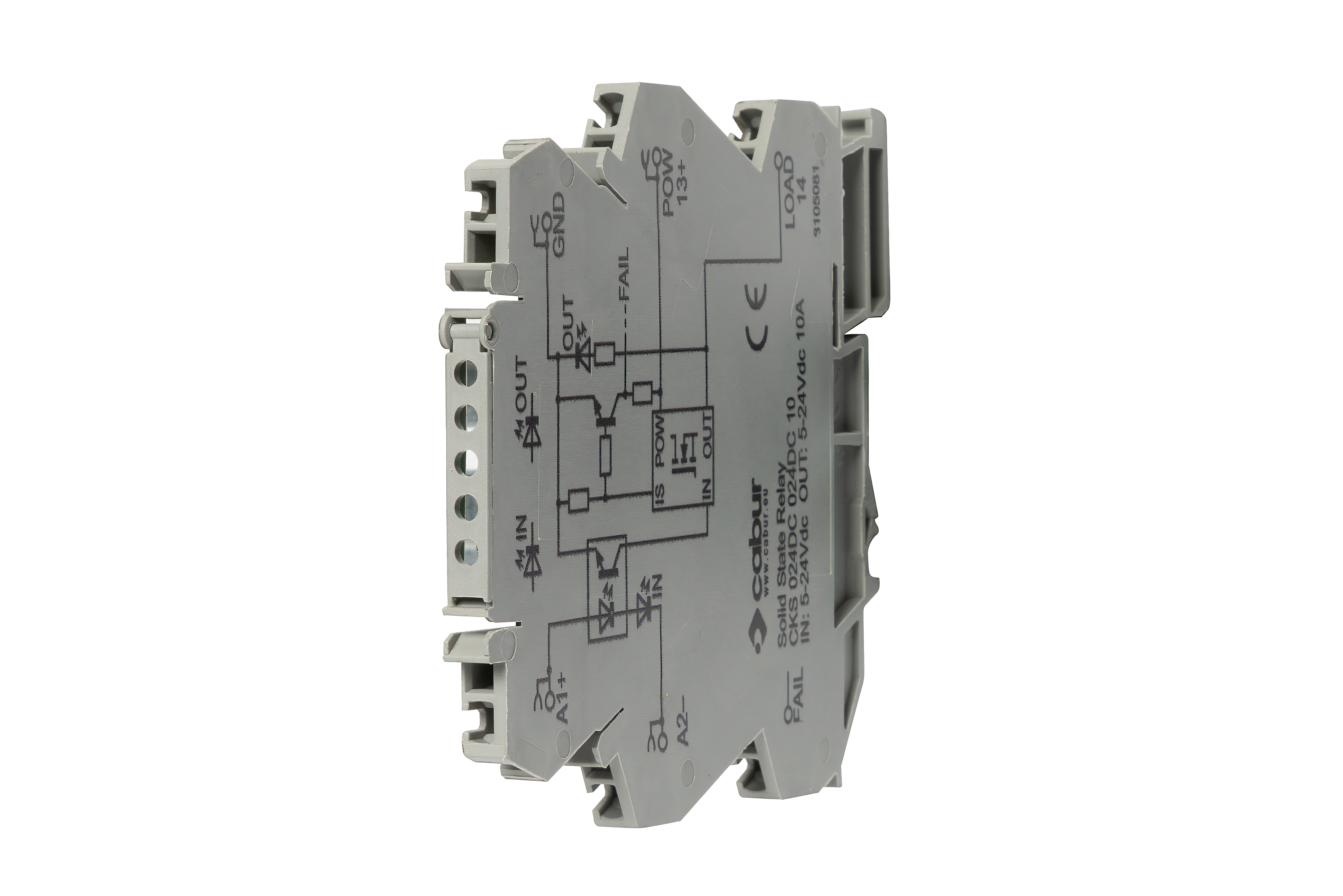 ST5 - Package 5-24VDC 10A, spring terminals, fixed