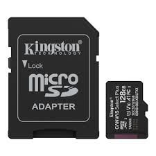 SD MICRO Kingston 128GB Canvas Select Plus + Adapter SDCS3/128GB