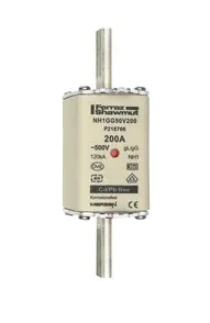 HRC fuse element, size 1, 200A, 500VAC