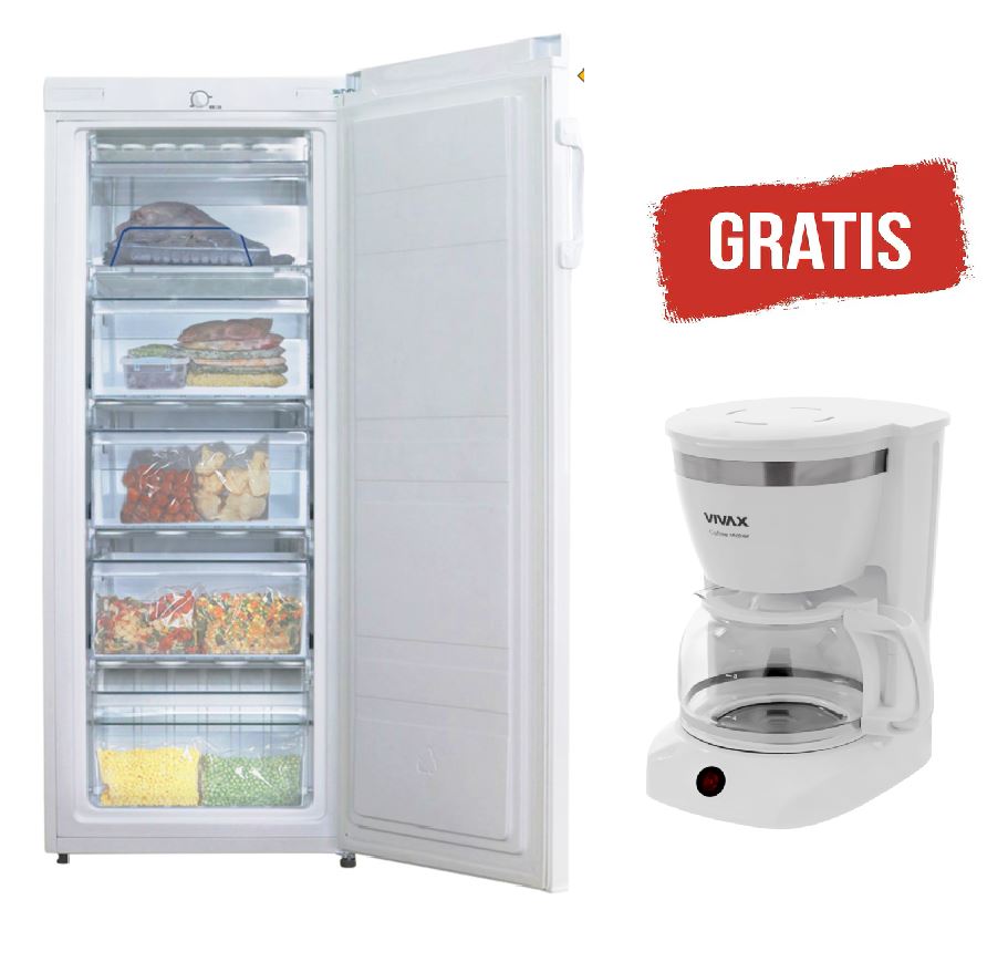 VIVAX HOME zamrzivač VF-157E W+CM-08127W