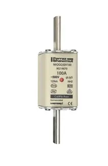 HRC fuse element, size 2, 100A, 500VAC