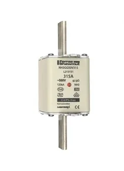 HRC fuse element, size 3, 315A, 500VAC