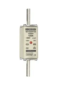 HRC fuse element, size 1, 125A, 500VAC