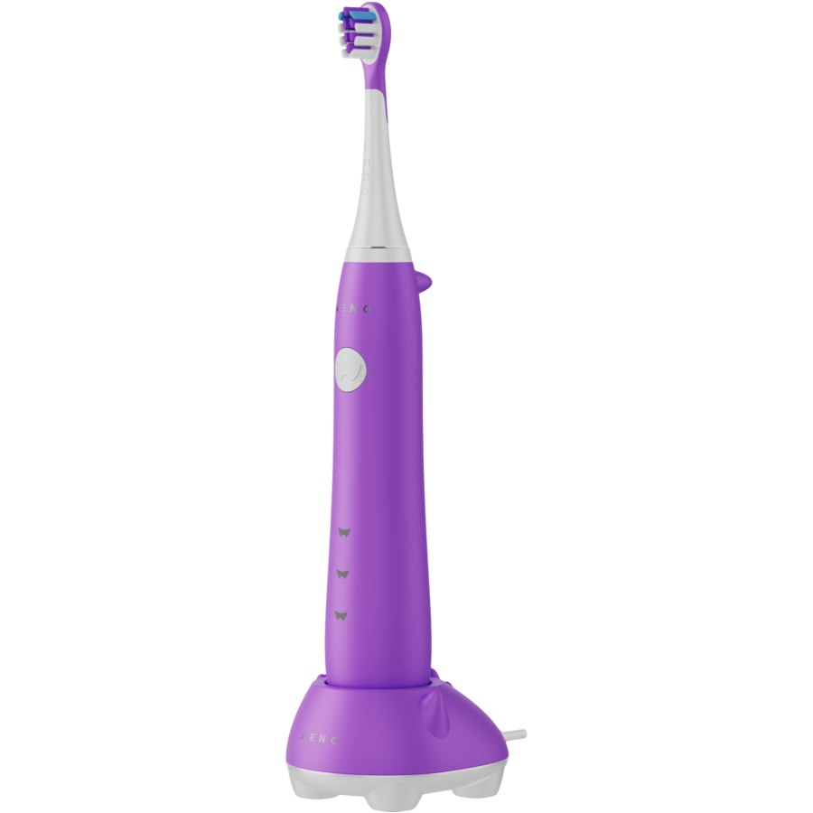 Wireless Tooth Brush, Violet, 3 Brush Heads, 600mAh, Function: Sensive, Clean, Whitening, Sweep, Smart Remind