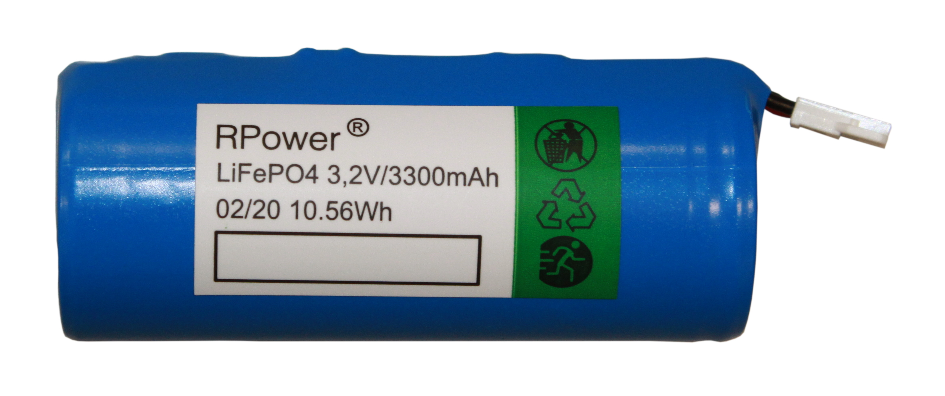 Accu LiFePO4 3,2V 3,3Ah for LED luminaire