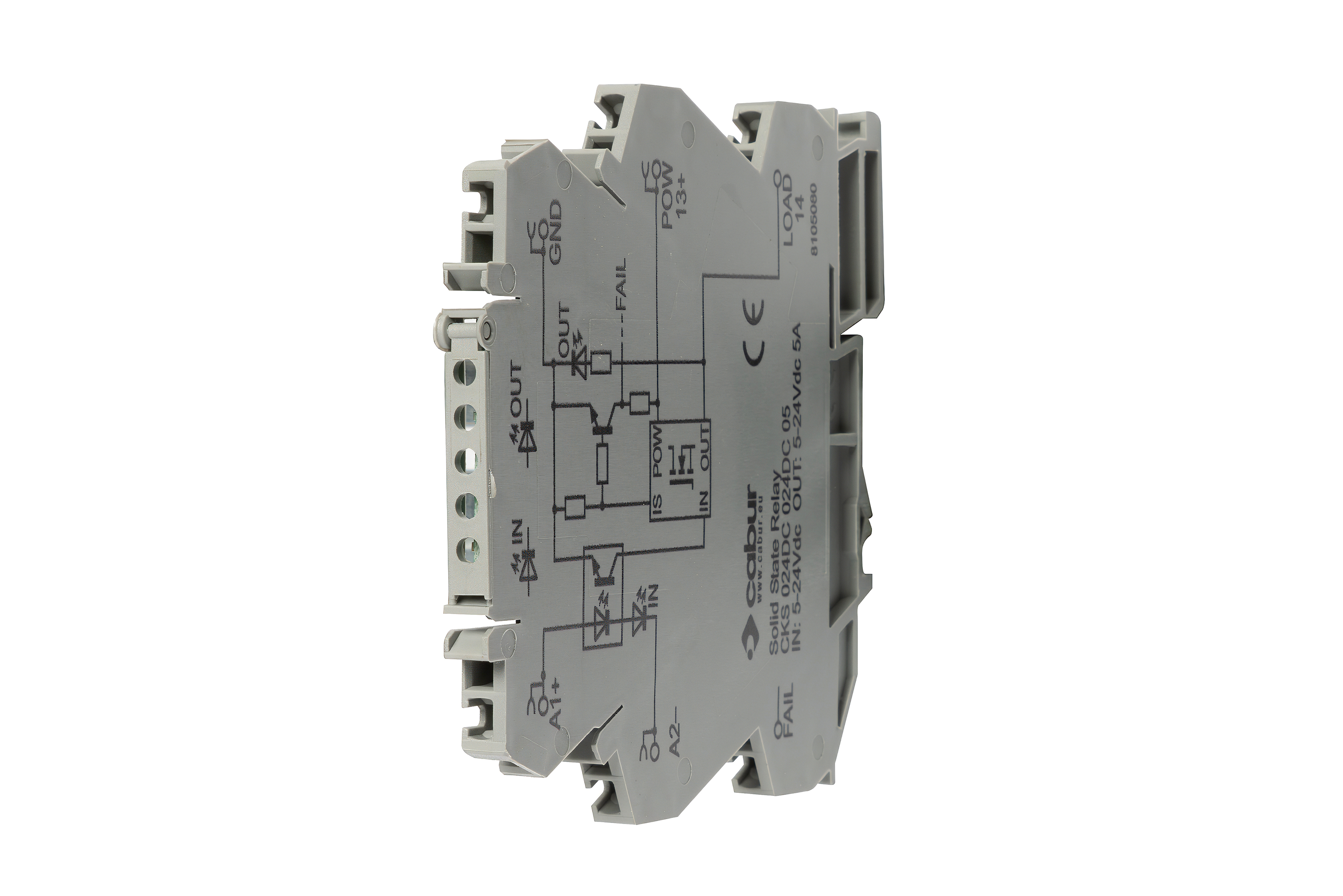 ST5 - Package 5-24VDC 5A, spring terminals, fixed
