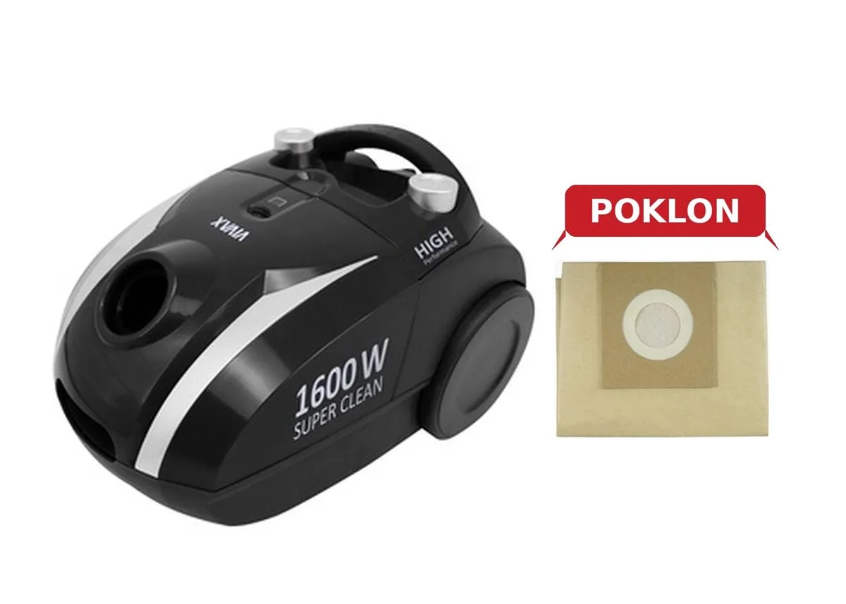 VIVAX HOME usisavač VC-1610B + gratis vrećica