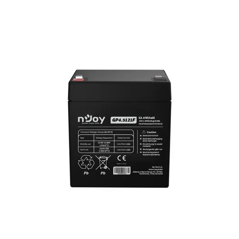 NJOY baterija 12V 4.5Ah GP4.5121F F1/T1